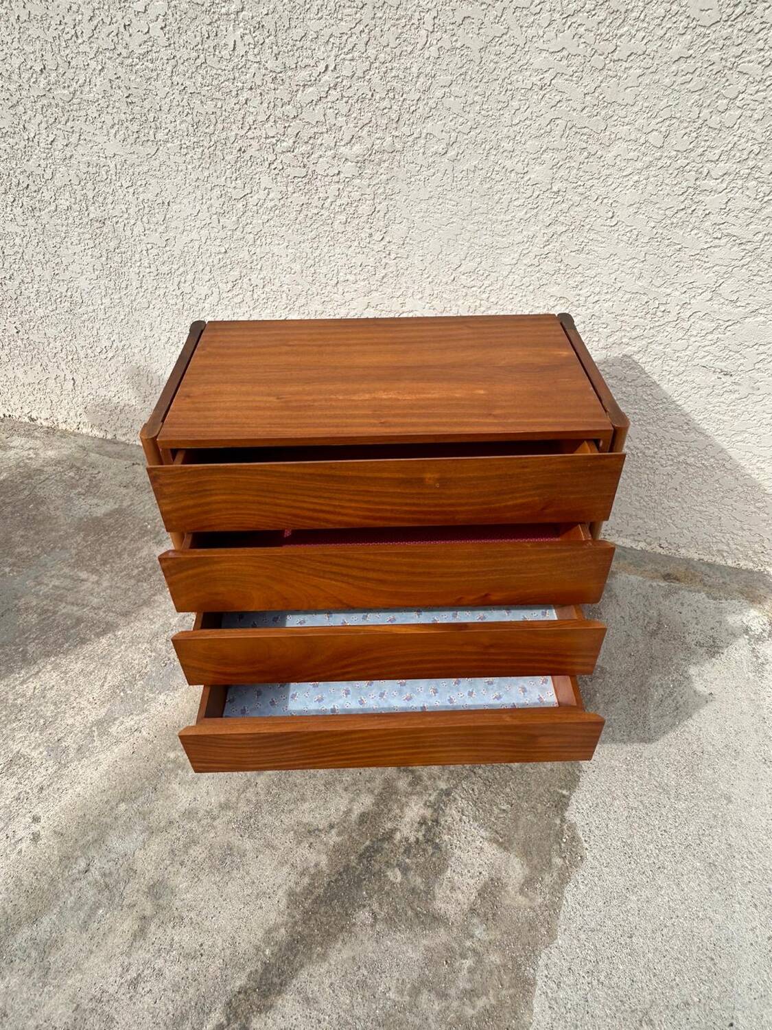 Pair of vintage wooden chests of drawers