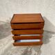 Paire de commodes vintage en bois