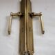 Pair of Louis XVI style beaded bronze door handles