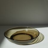 Set of 6 hollow plates Vereco, smoked gray