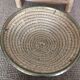 Straw and brass basket