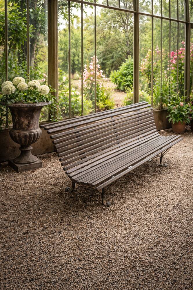 Louisiana garden bench 1950s/60s