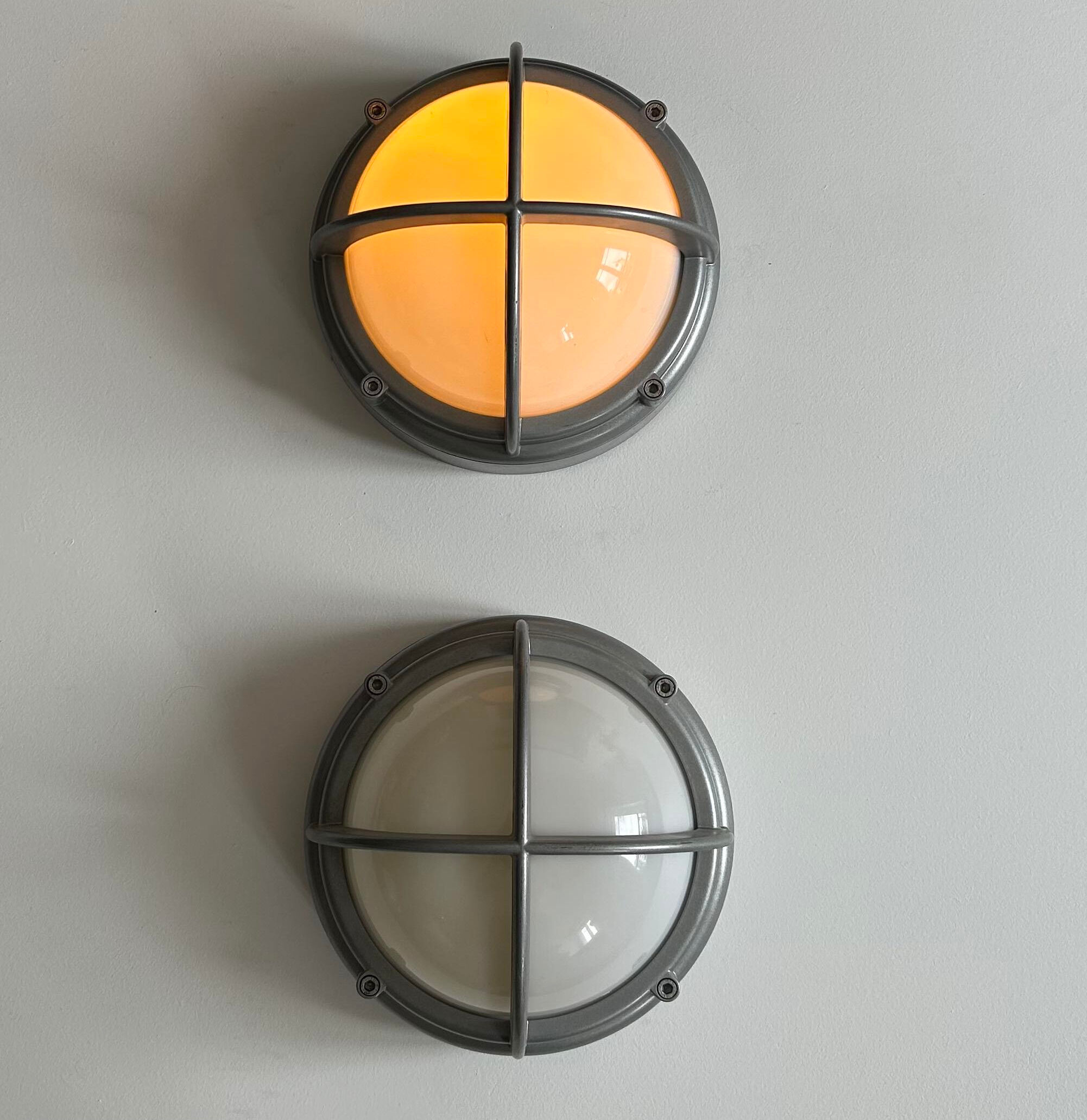 Pair of vintage SYOT, Louis Poulsen, aluminum