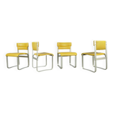 Rare vintage dining chairs in Finnish style by ILMARI LAPPALAINEN, 1960s