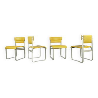 Rare vintage dining chairs in Finnish style by ILMARI LAPPALAINEN, 1960s