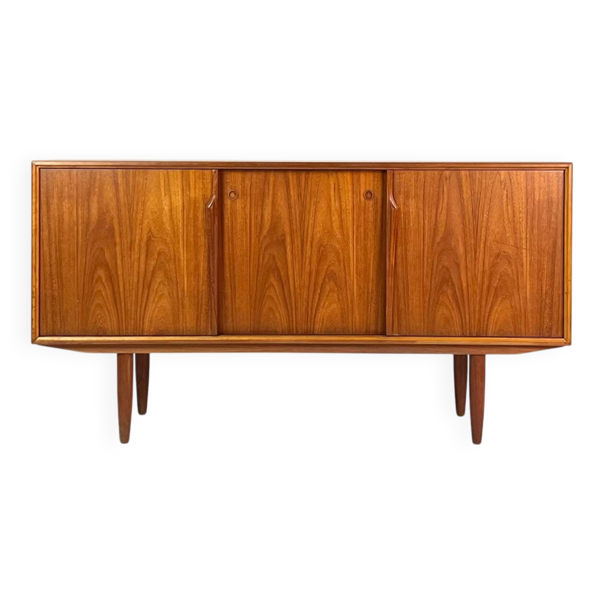 Buffet en teck Axel Christensen ACO design danois vintage des années 60
