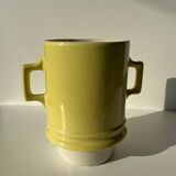 Vintage teapot with yellow filter