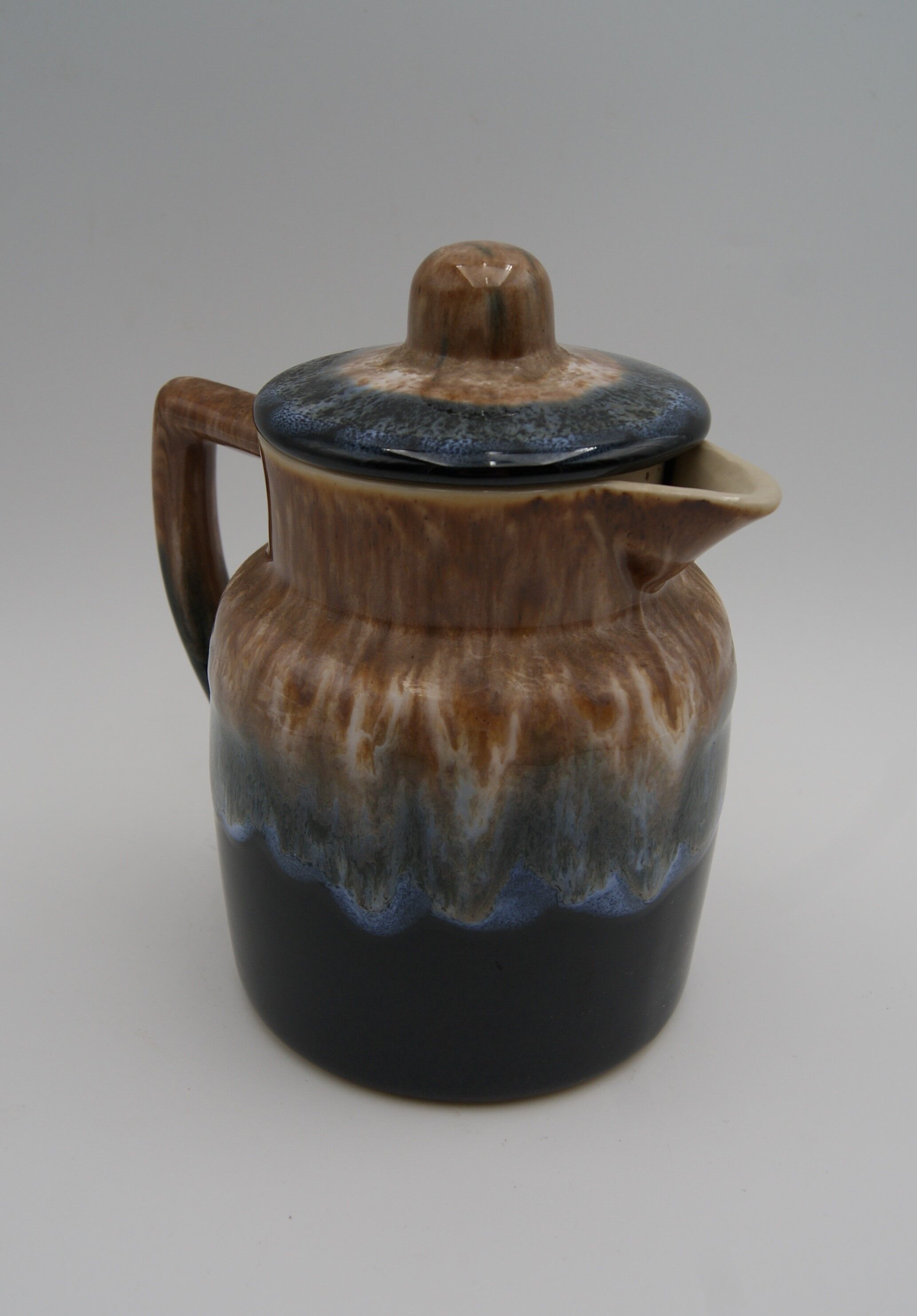 Flamed sandstone teapot France