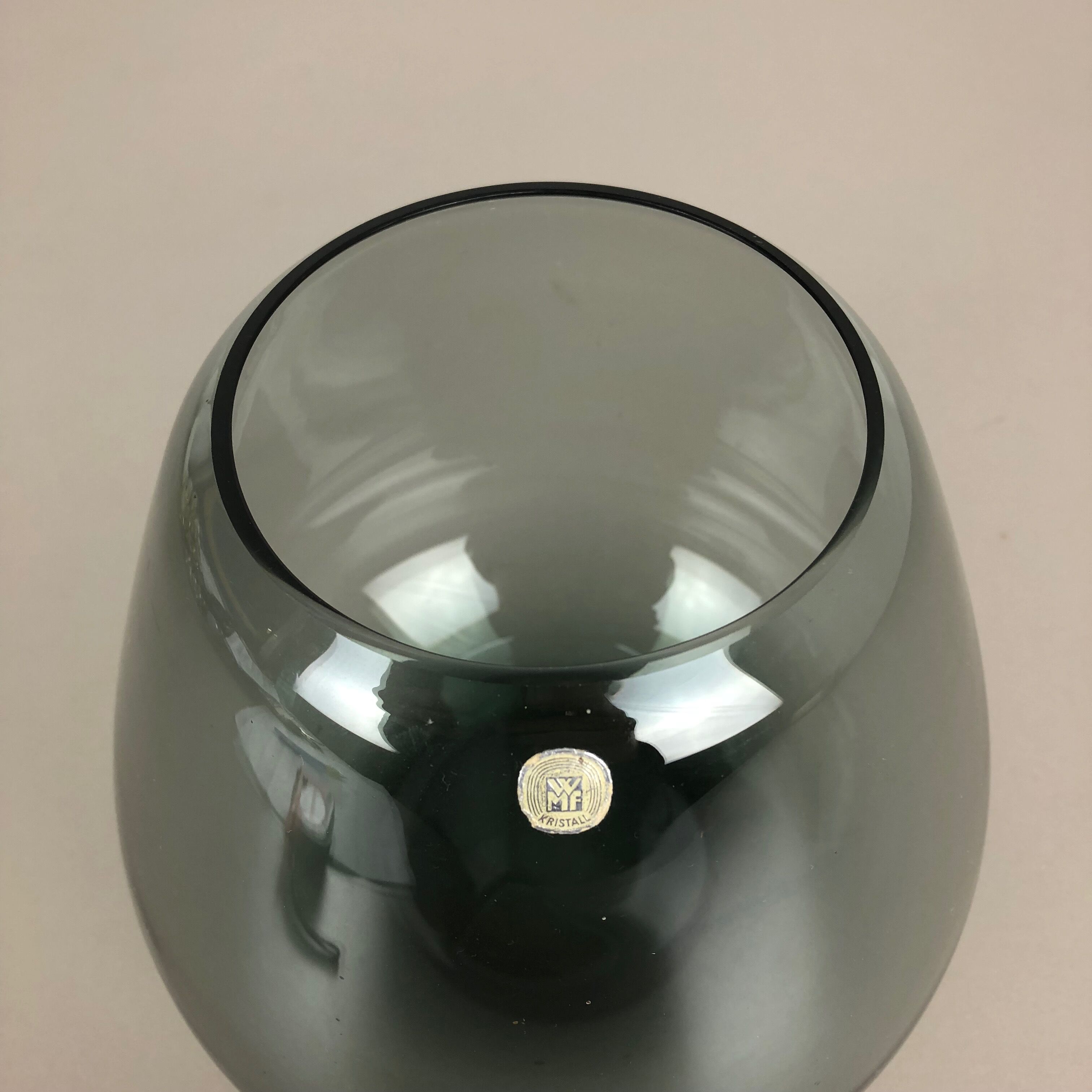 Vintage 1960s Turmalin Vase by Wilhelm Wagenfeld for WMF, Germany Bauhaus