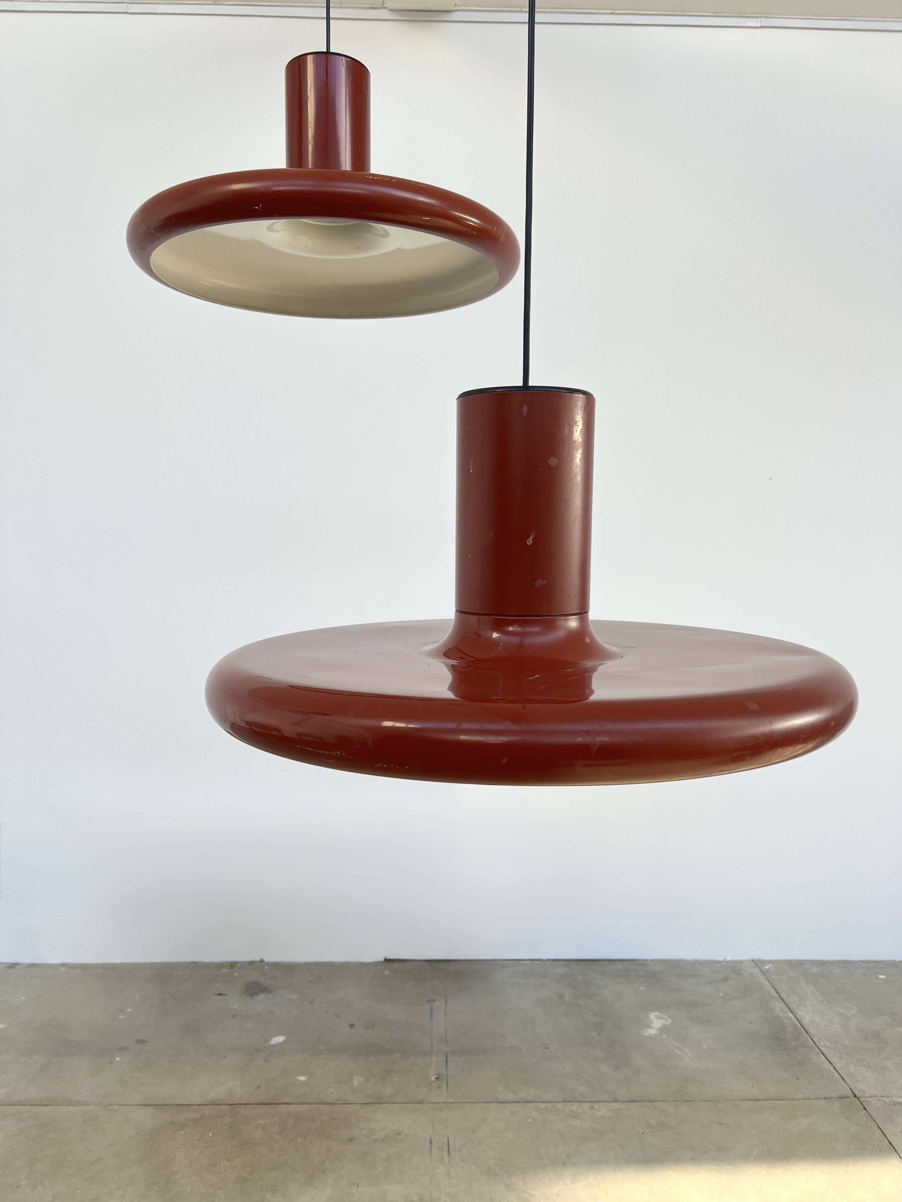 Lita dome suspension 58 vintage brick red