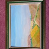 Landscape on canvas, 20th century