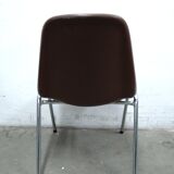 Set of 8 chairs Orly design by Pollak 1975 vintage