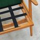 Pair of green-red boomerang armchairs by Antonin Suman for Ton (Thonet) 19