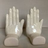 Pair of hand bookends