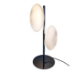 Italian design lamp Fabas Luce – Double adjustable pebble – Chrome &