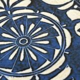 Mid-century German studio pottery wall plate by Thoms Keramik, 1960s.