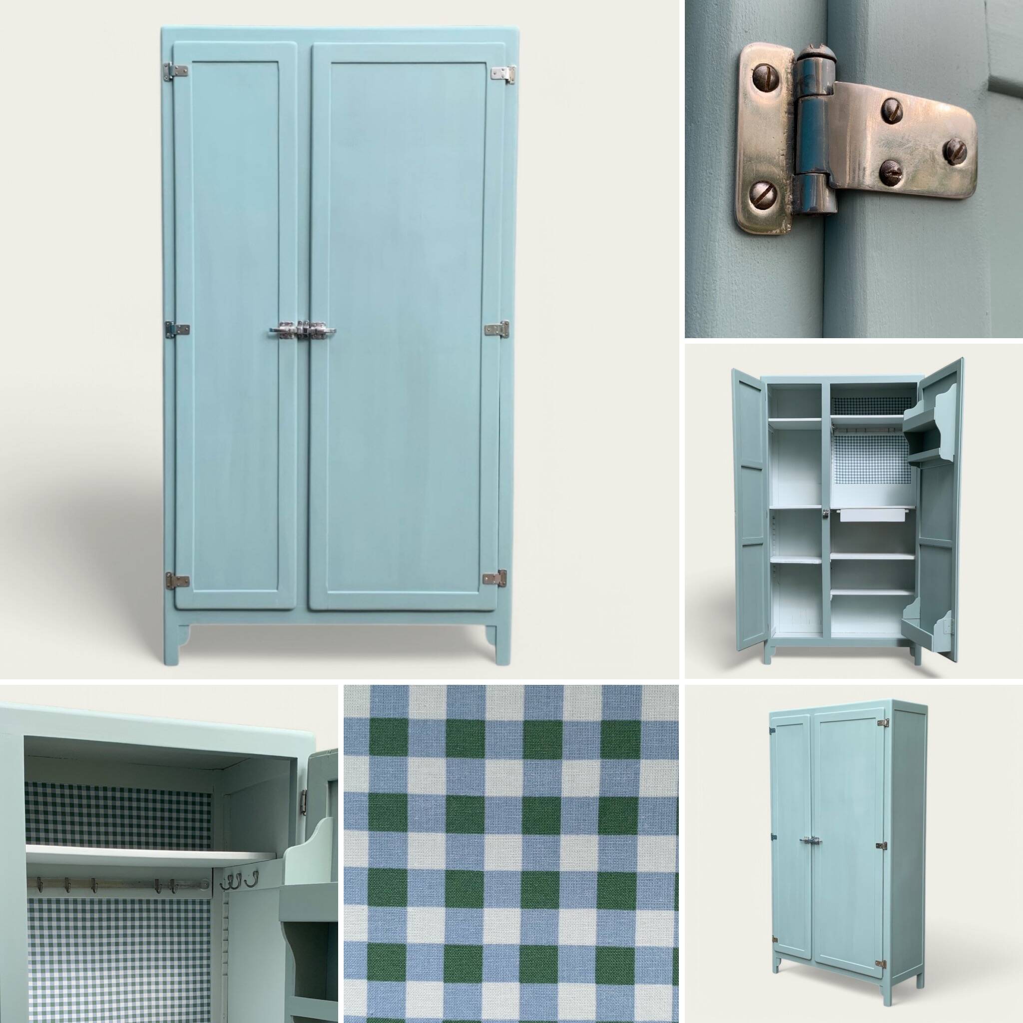 Mado 1940 blue/grey green kitchen cabinet buffet