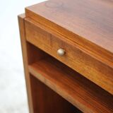Pair of art deco nightstands, art deco wooden bedside tables, can end