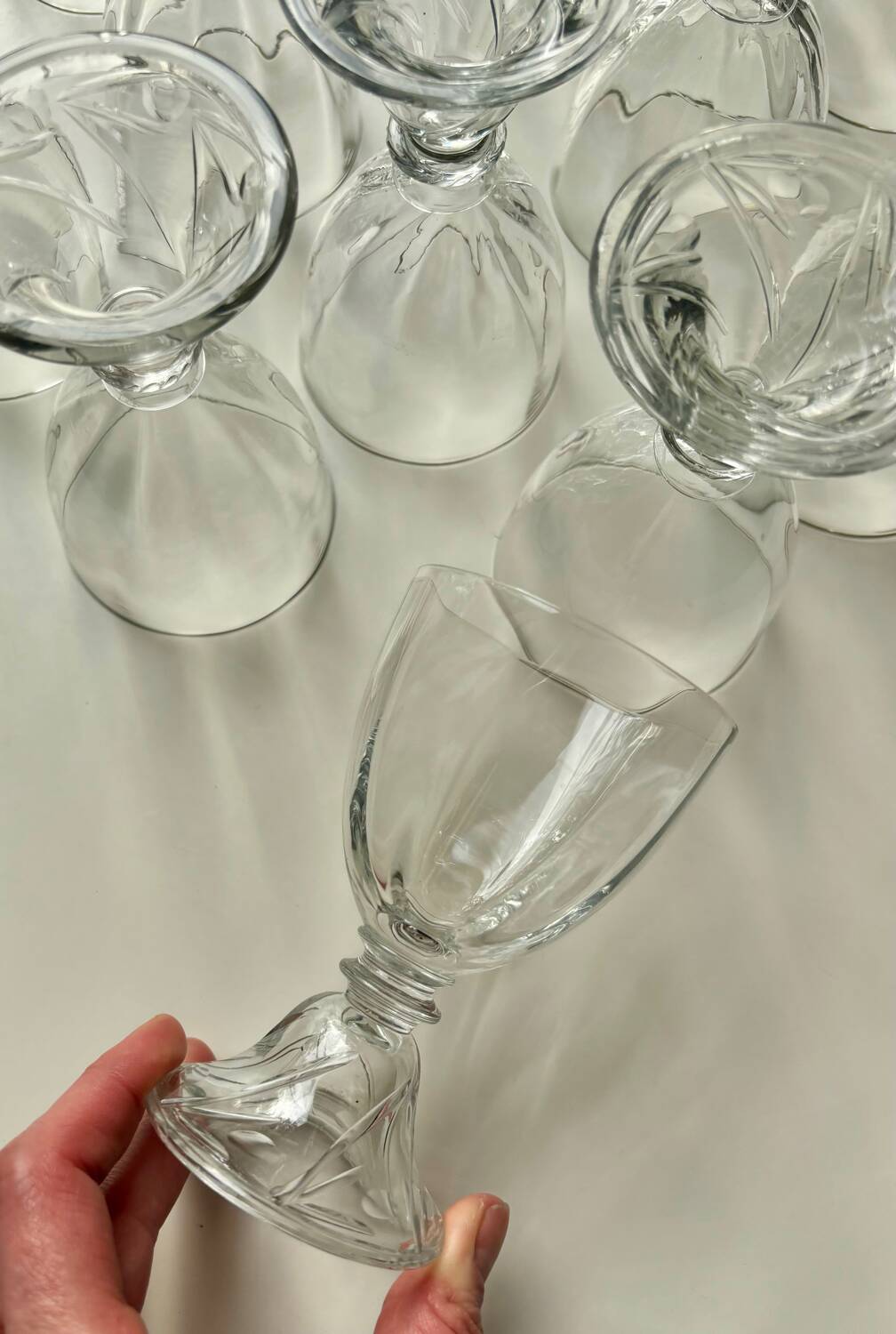 Verres Saint Louis Crystal modèle Cluny