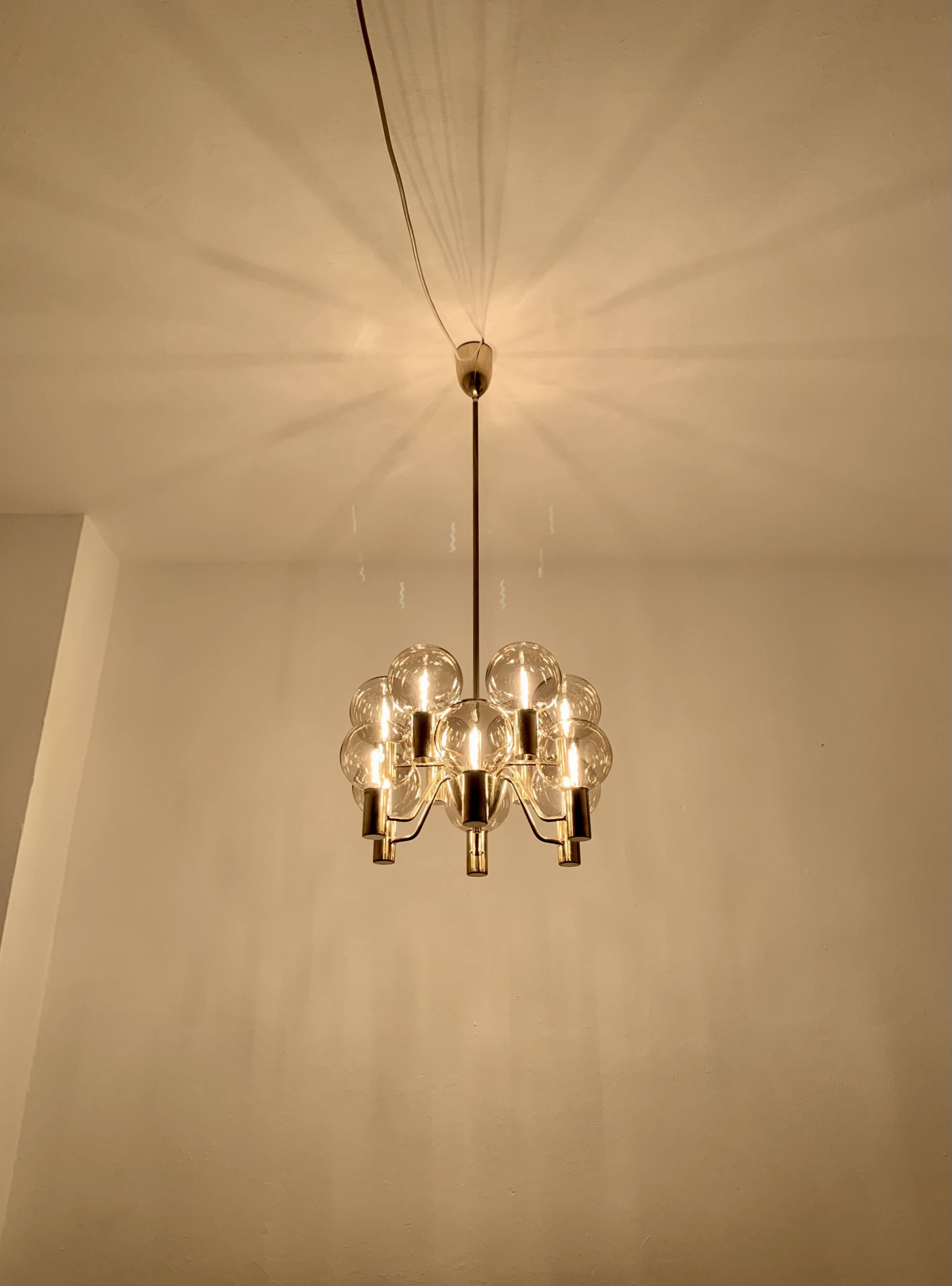 Swedish Patricia Chandelier by Hans Agne Jakobsson