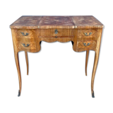 Rosewood dressing table 4 drawers compartments mirror xxeme marquetry
