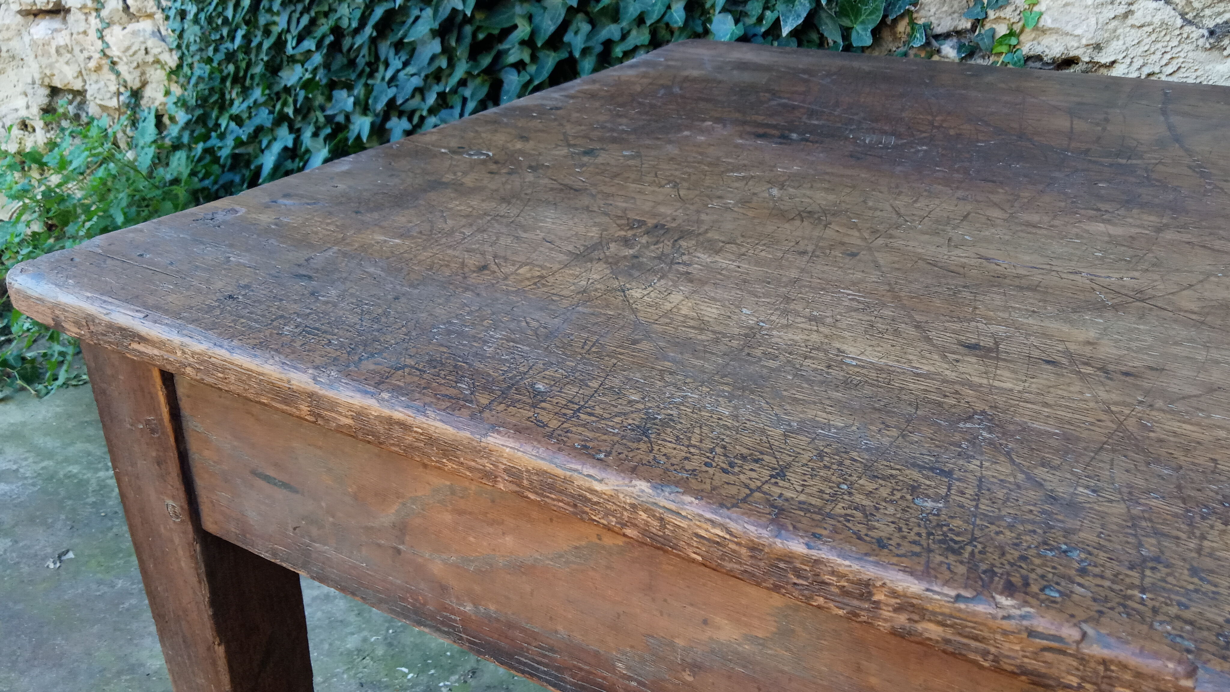 Farmhouse table 19th in oak