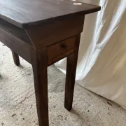 Dark wood secretary desk