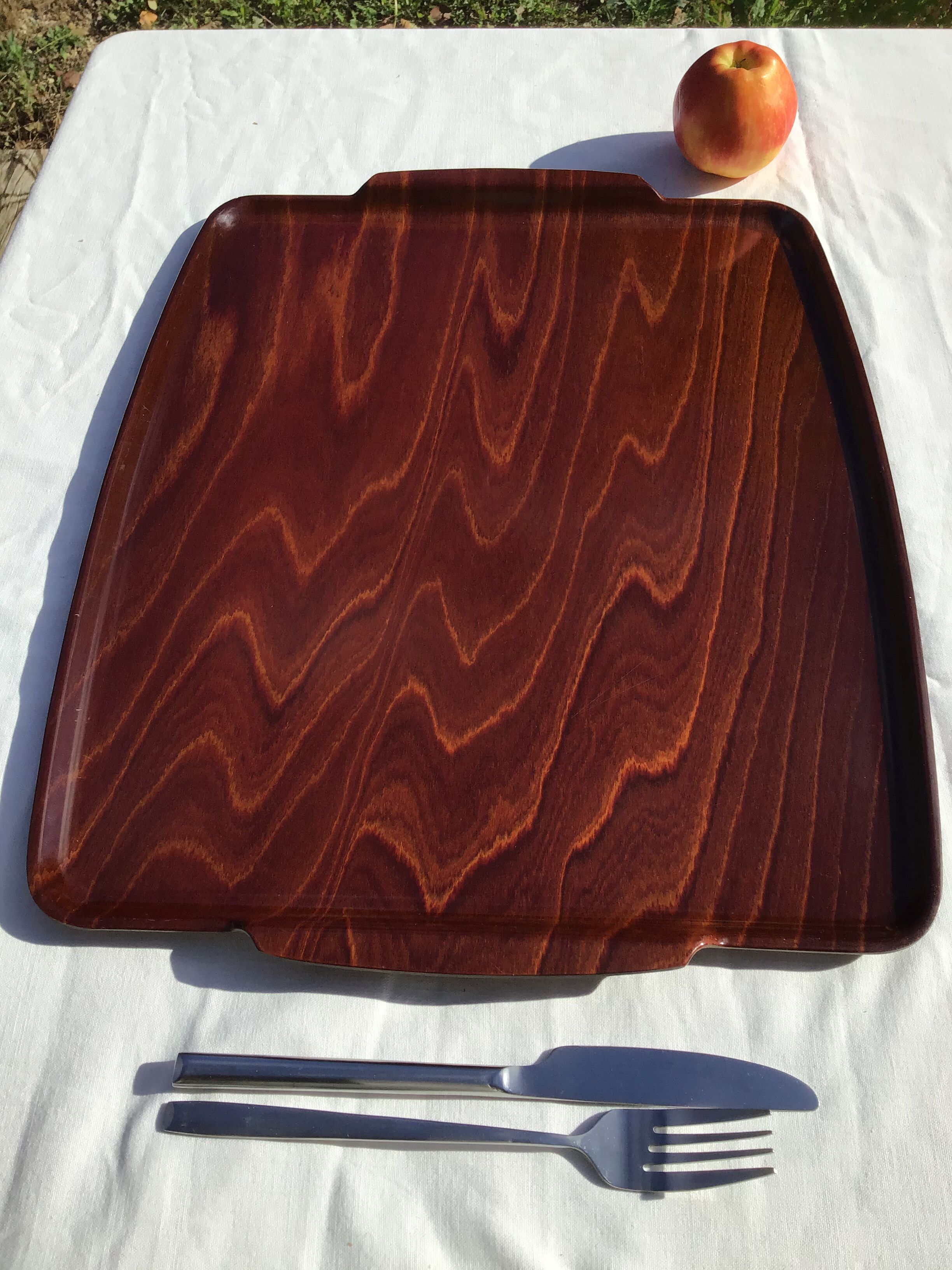 Scandinavian Gerling moulded wood tray