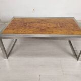 Elm burl coffee table