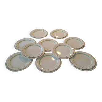 Gien party tableware set, set of 3