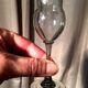 Daum nancy liqueur service 1930s 1940s 8 glasses and a smoke color carafe