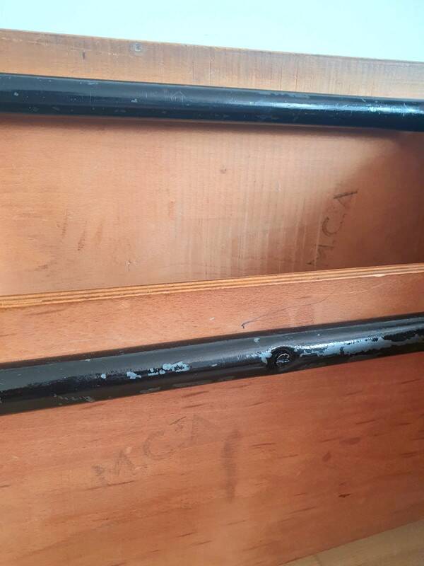 1950s school teacher's desk