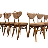 Set Of 6 Chairs No 124 By H & J Kurmanowicz, Poland, 1950’S
