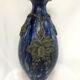 Roger Guerin vase piriform gres a cheze etain ronce mure feuille fleur