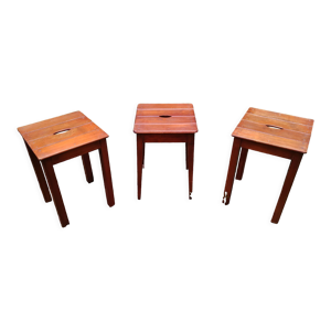Série de tabourets en