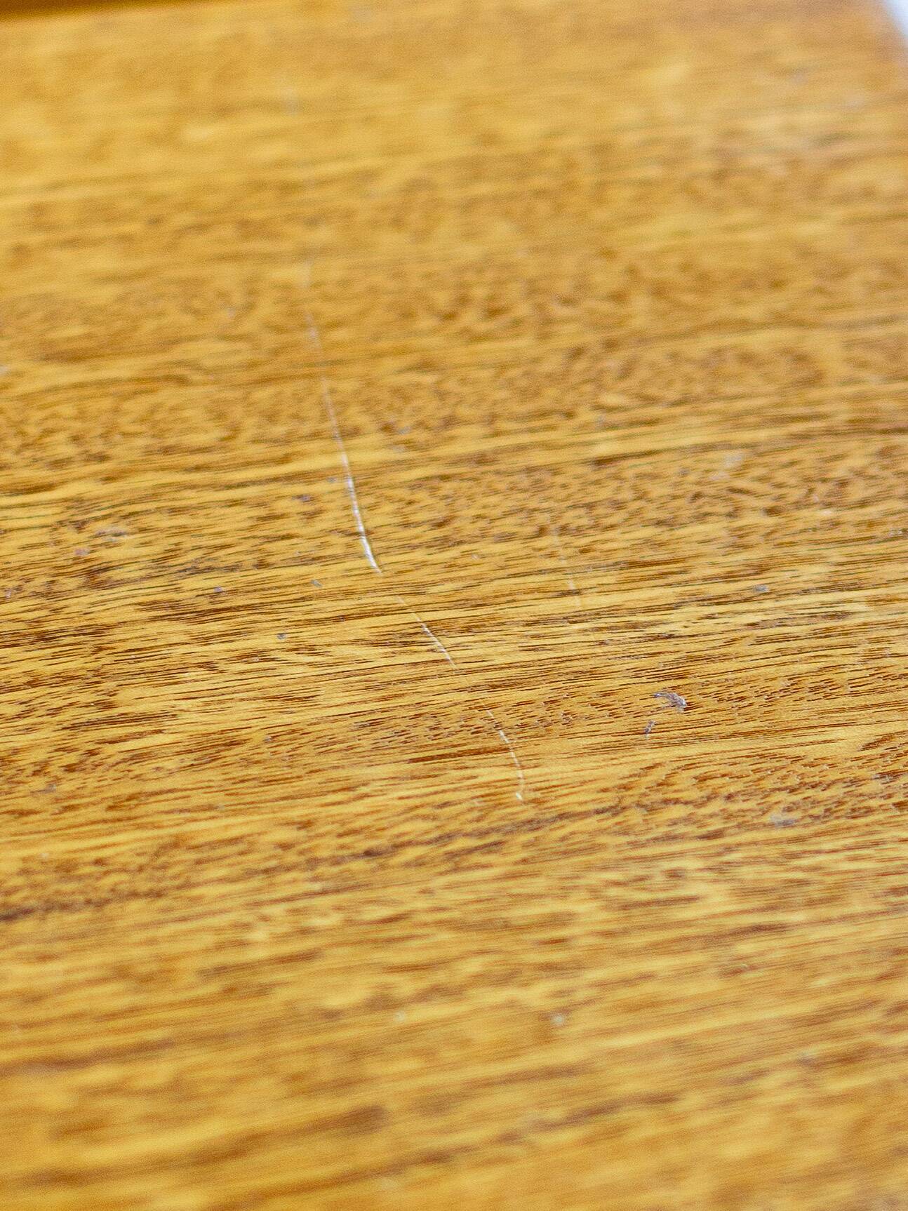 Modernist stool in framiré wood⎮70s