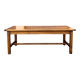 Table de ferme en bois massif - bois pommier sauvage