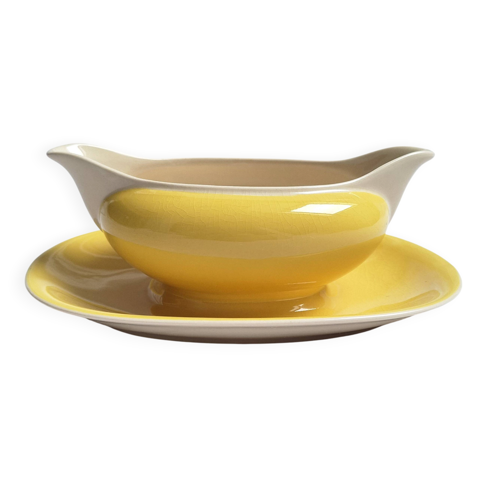 Villeroy & Boch yellow sauce boat