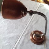 Old copper desk lamp
