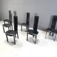 Vintage postmodern dining chairs, 1980s