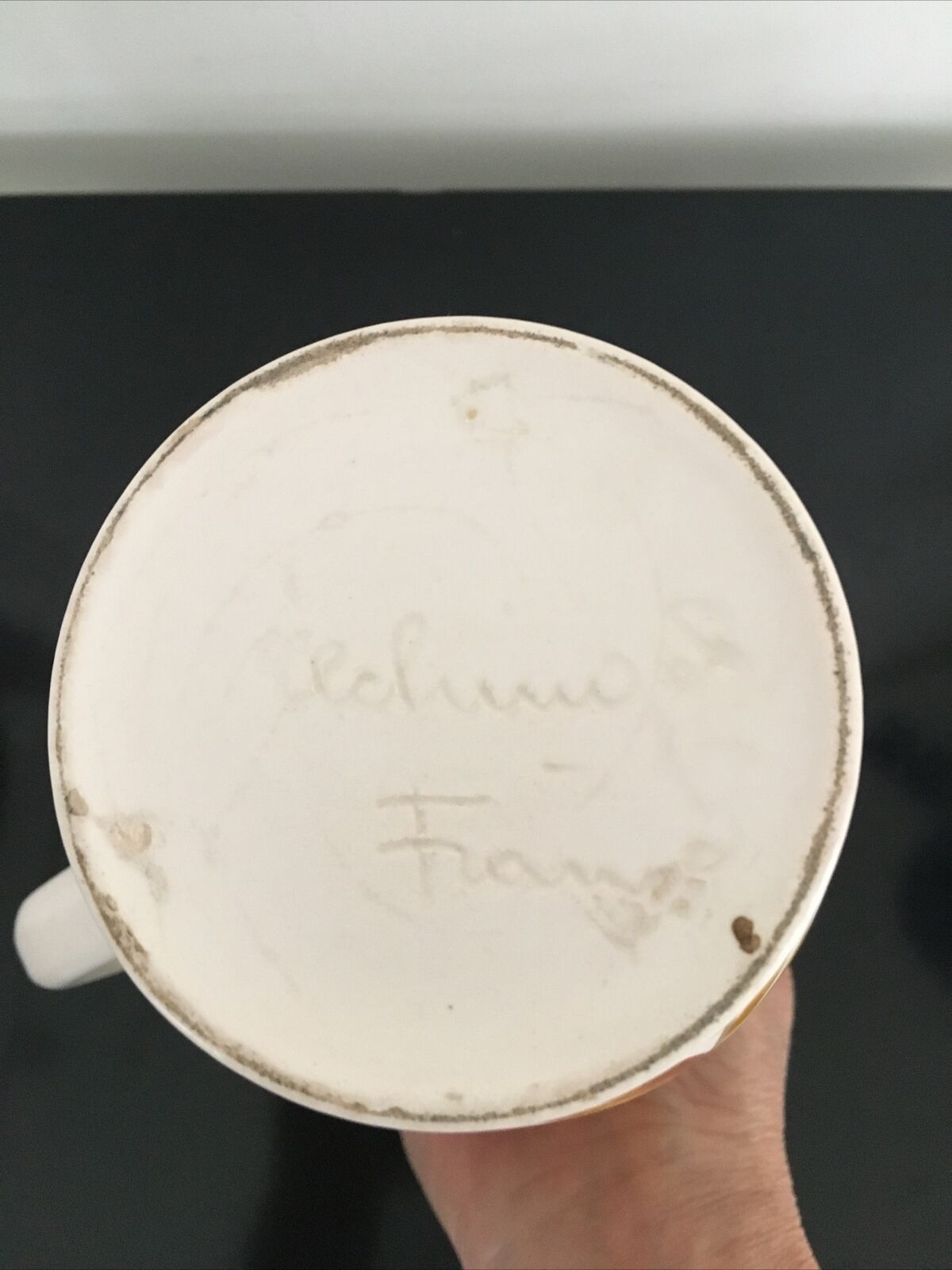 Ceramic pitcher by Elchinger