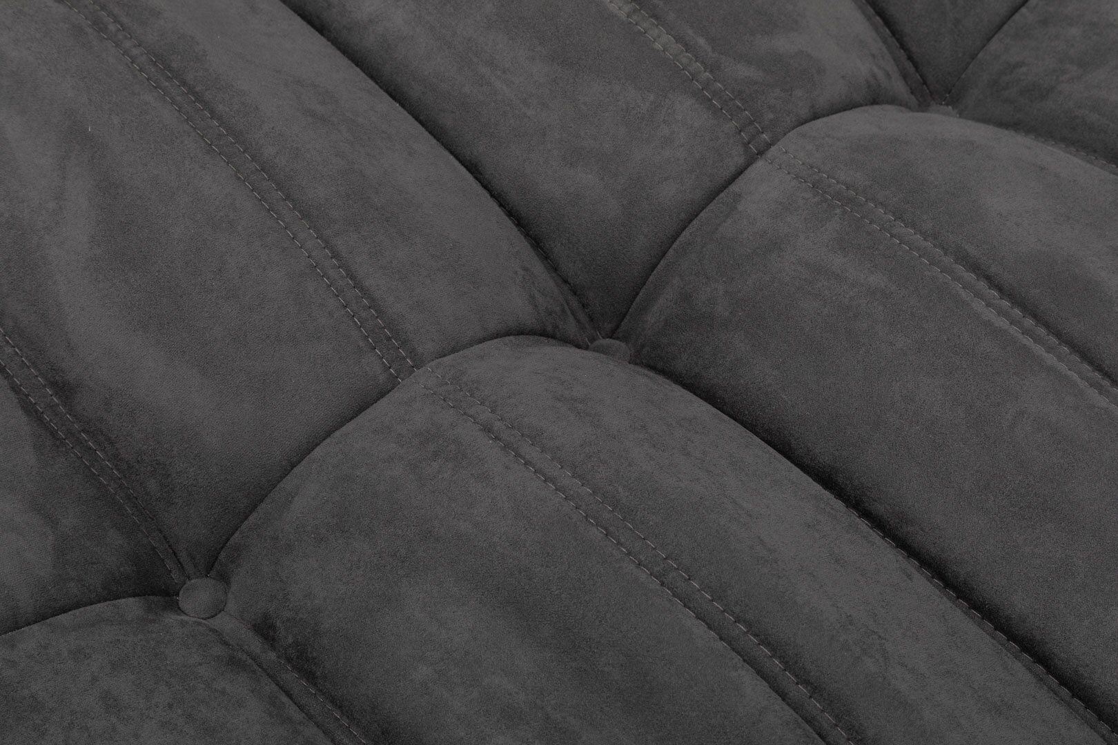 Togo lounge chair and pouf in black fabric by Michel Ducaroy for Ligne Roset, 1973, set of 2