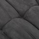Togo lounge chair and pouf in black fabric by Michel Ducaroy for Ligne Roset, 1973, set of 2