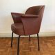 Fauteuil 1960 simili cuir imitation croco