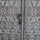 Double wrought iron door