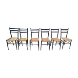 wood and rope chair