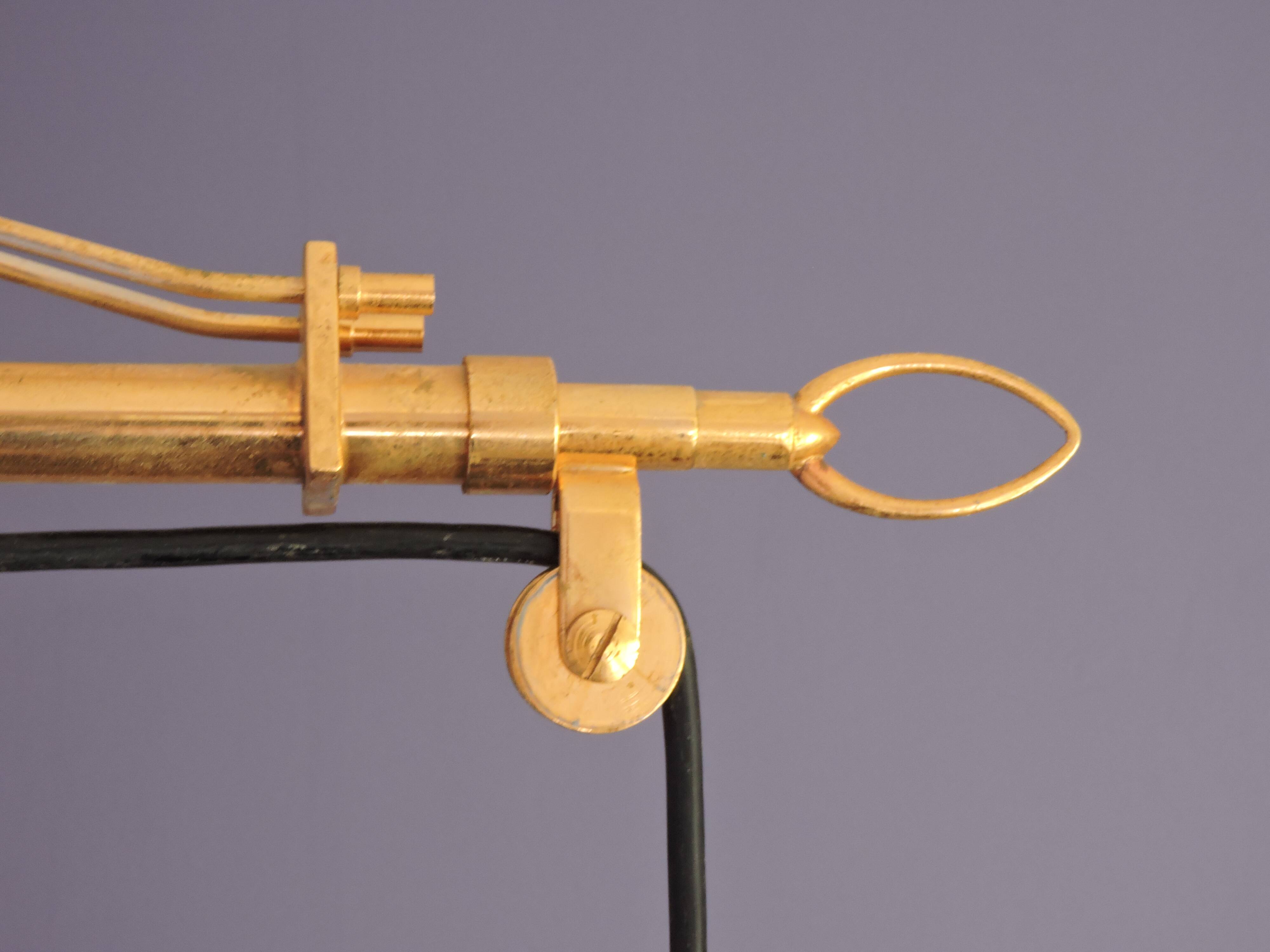 Wall lamp with telescopic counterweight Stilnovo brass