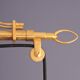 Wall lamp with telescopic counterweight Stilnovo brass