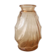 Vase vintage en verre rose
