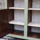 Renovated antique display cabinet – Lizard Green (Pure & Paint)